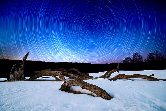 Ward Pound Ridge Star Trails