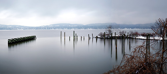 River Harbor Following Snow
